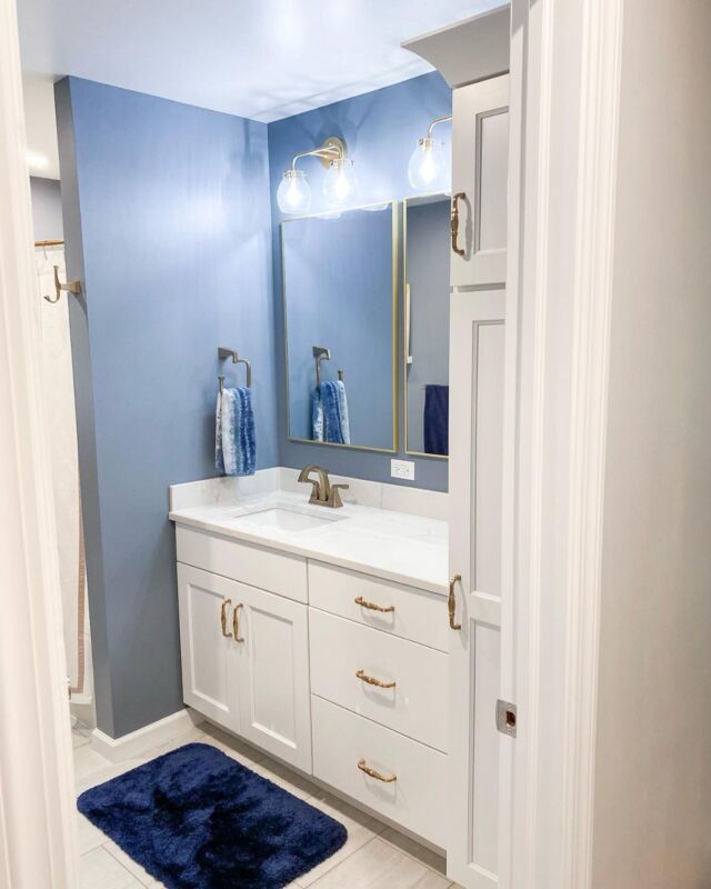 Our most recent bathroom renovation!